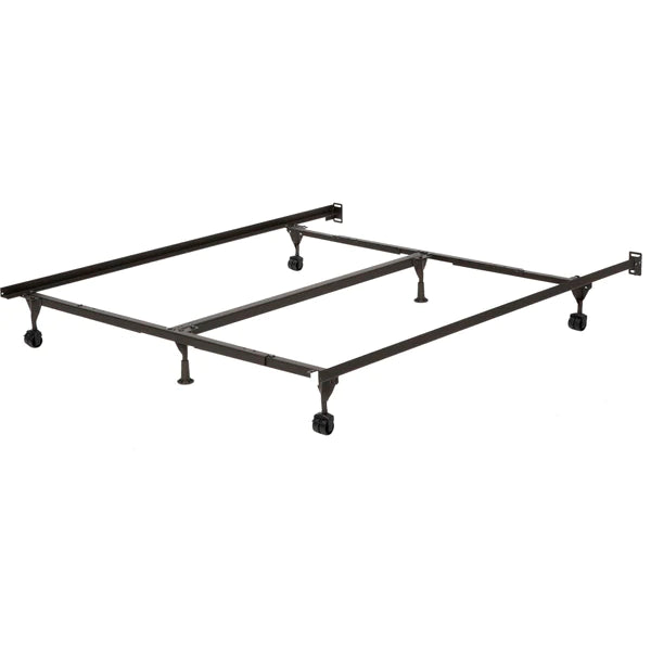 delux insta lock queen, king, california king metal bed frame